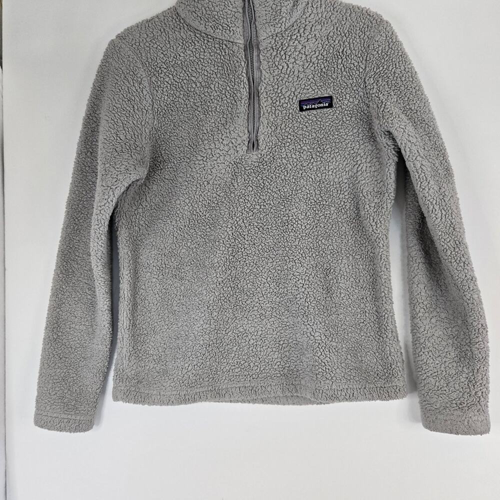 Patagonia Women’s Gray Fleece Half-Zip Pullover Size Small